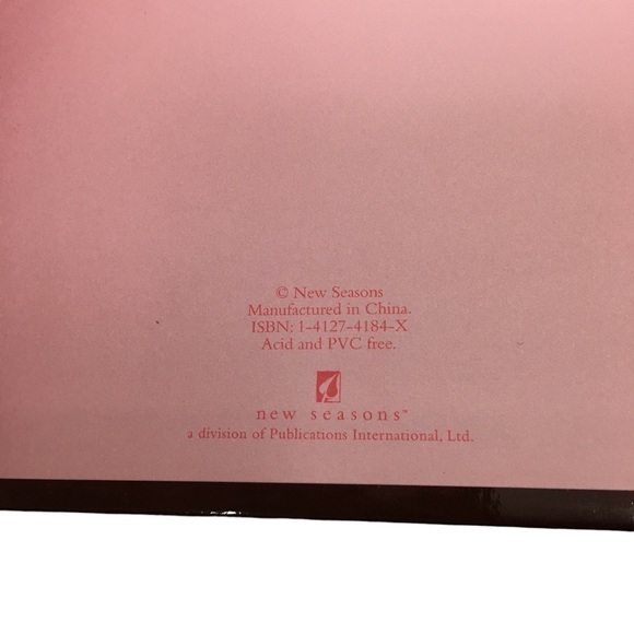 mark. Vintage Classic Photo Album Monogram Letters Avon RARE - Picture 6 of 10